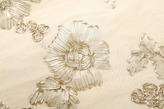 Isabella Spaghetti Strap Floral Embroidered Bodycon Maxi Dress