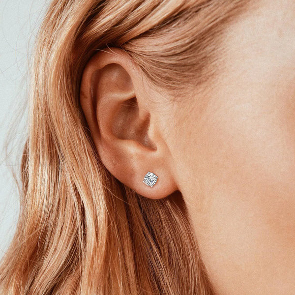 Sienna Stainless-Steel Zircon Earring Collection