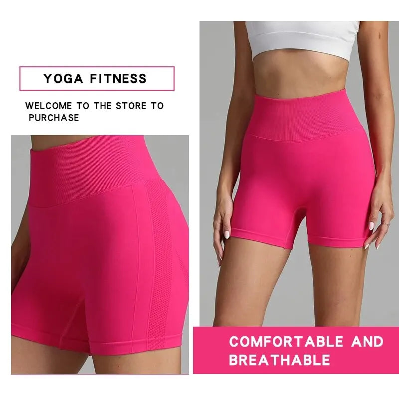 Naya Seamless High-Waist Yoga Shorts One-piece