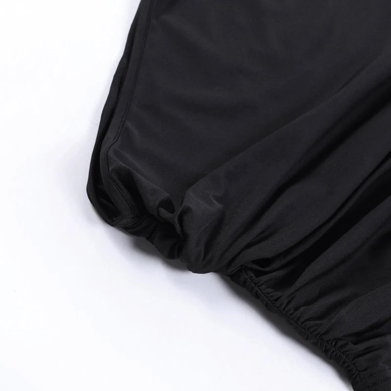 Valentina Ruched Halter Scarf Top