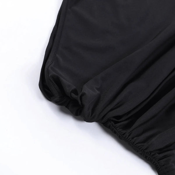 Valentina Ruched Halter Scarf Top