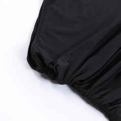 Valentina Ruched Halter Scarf Top