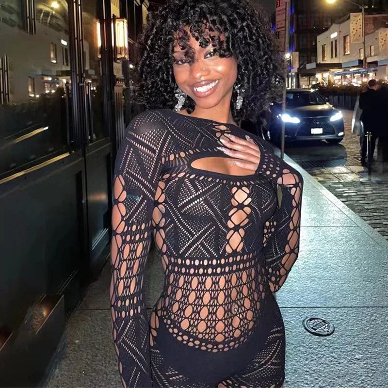 Raven Lace-Up Spaghetti-Strap Bodycon Mini Dress