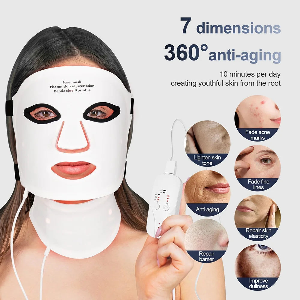 Radiance 7-Color LED Face & Neck Mask