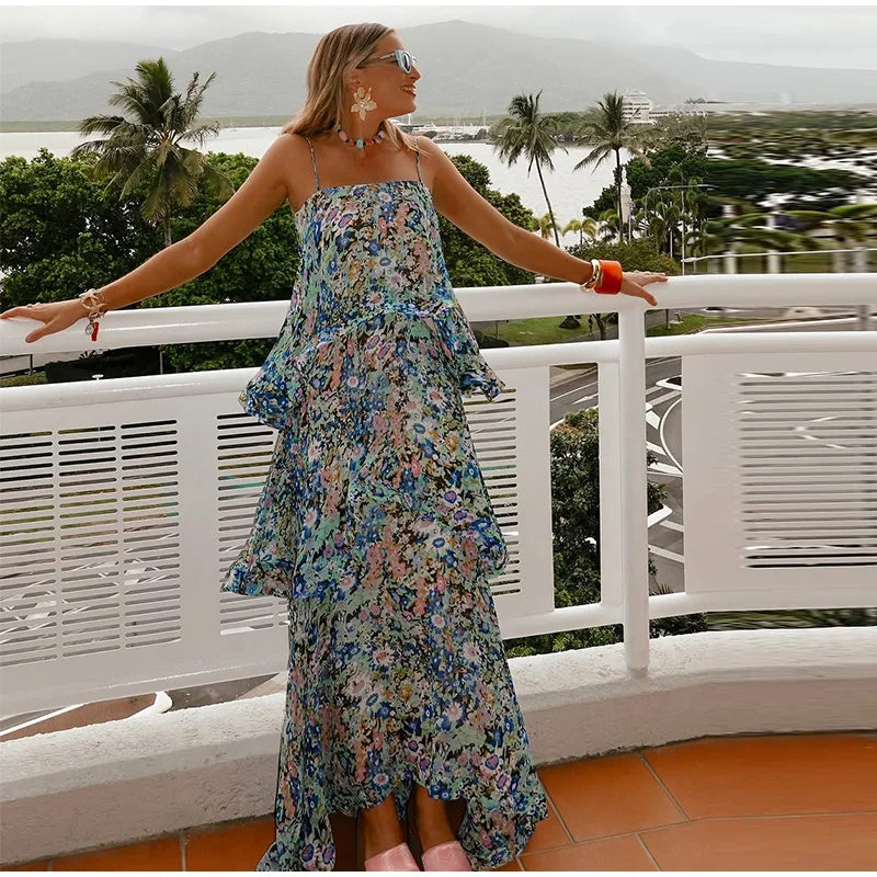 Kendra Ruched Maxi Dress