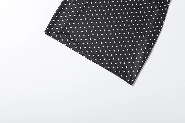 Sabeline Polka-Dot Strappy Backless Bodycon Cami Mini Dress