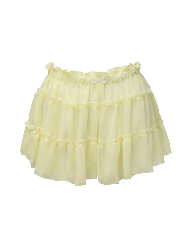 Ruffle Beach Dresses Cover Up Women Bandage Long Sleeve Dress High Waist Beach Cover Ups Summer Bandage Beachwear Dress Clothing