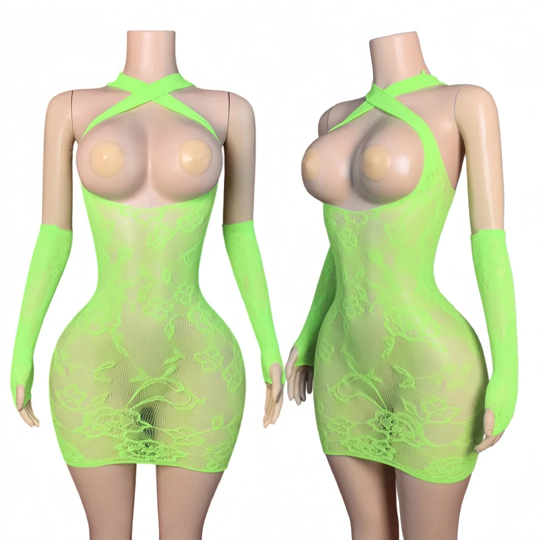 Nyx Multi-Style Fishnet Bodystocking Lingerie Set