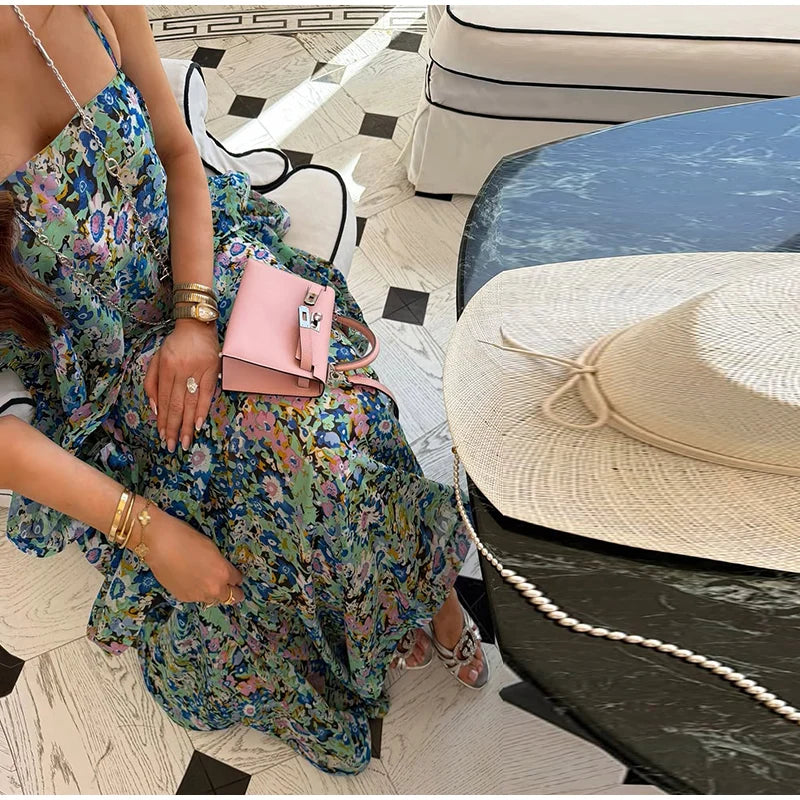 Kendra Ruched Maxi Dress