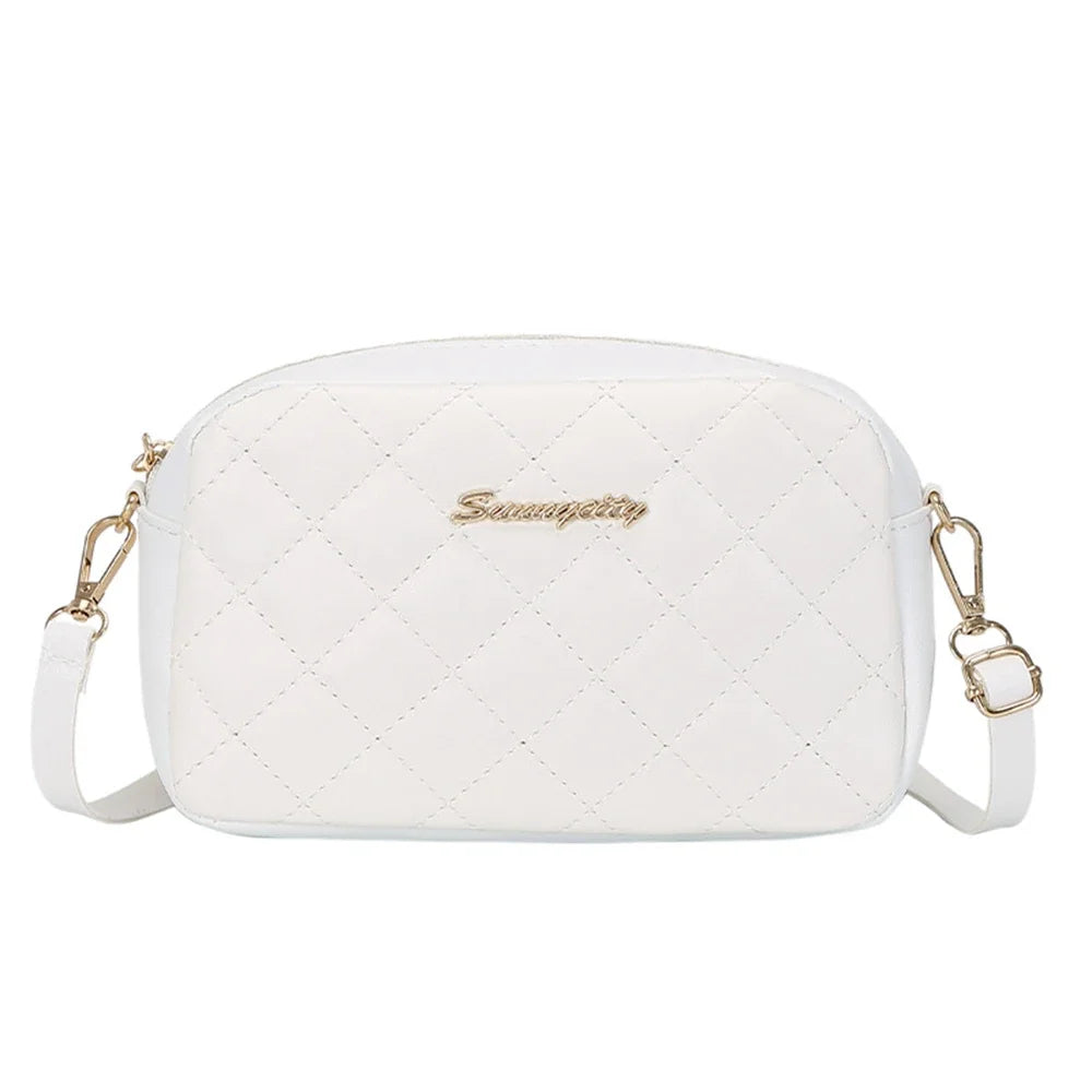 Camille Tassel Plaid Camera Bag