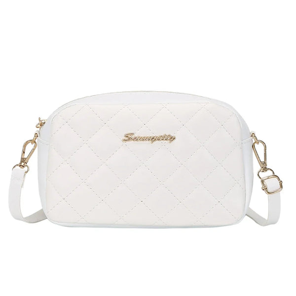 Camille Tassel Plaid Camera Bag