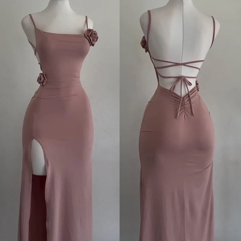 Rosalind 3D Rose Cutout Maxi Dress Main image