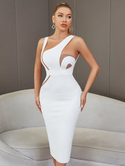 Sophia's Summer White Bodycon Dress
