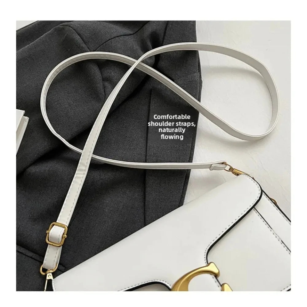 New Women's Small Square Bag, High-Quality Solid Color Multifunctional Shoulder Bag, Crossbody Bag, Daily Commuting Handbag