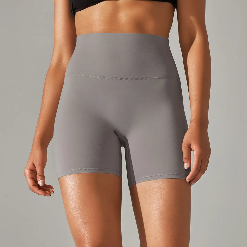 Ayla Seamless High-Waist Yoga Shorts One-piece