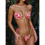 2026 Push Up Bikini Set Two Piece Bathing Suit for Women Sexy Floral Printed Swimwear Bandage String Bikini Cheeky Thong Biquini