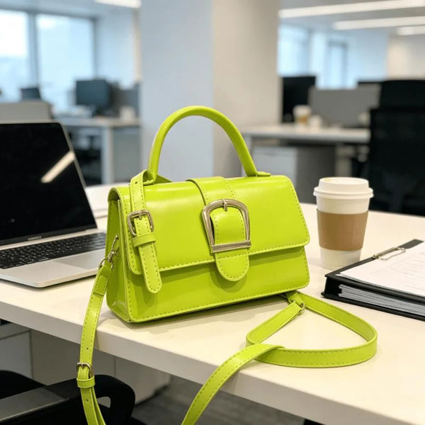 Gianna Minimalist Green Mini Crossbody Bag