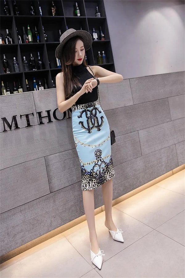 Dahlia Elegant Midi Skirt One-piece
