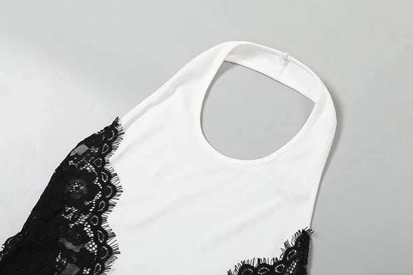 Alina Noir Lace Bodycon maxi Dress