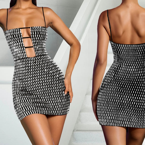 Lumi Rhinestone Camisole Mini Dress
