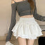 Celeste Balletcore Ruffle Patchwork Mini Skirt One-piece