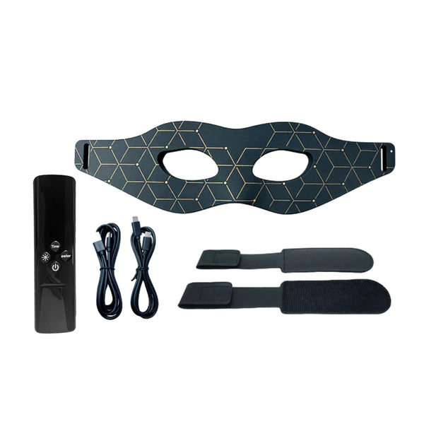 Red Light Silicone Eye Mask 7 Colors LED Photon Flexible Eyes Mask Relieves Eye Fatigue Anti-Wrinkle Dark Circles Wireless Use