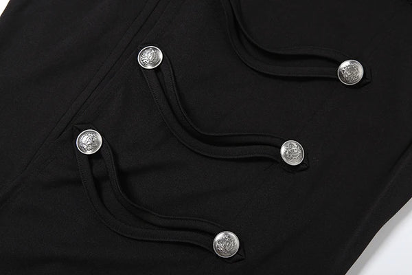 Rogue Buttoned Vest & Shorts Set Two-piece