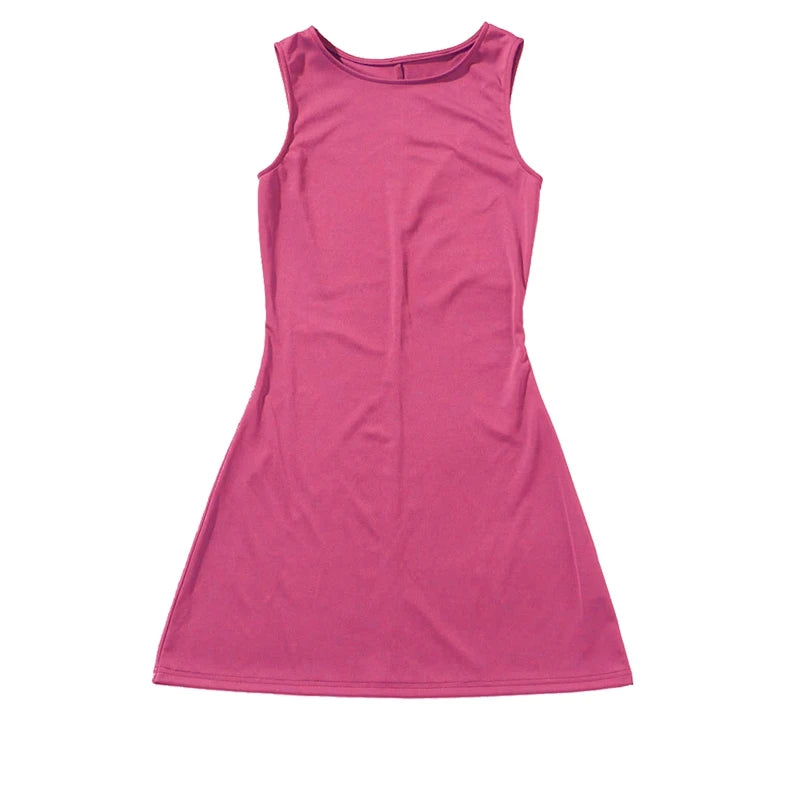 Elowen Sleeveless Knit A-Line Mini Dress