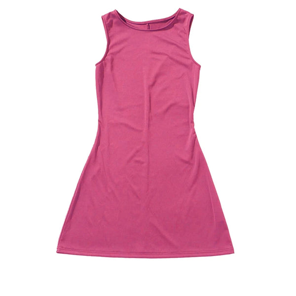 Elowen Sleeveless Knit A-Line Mini Dress