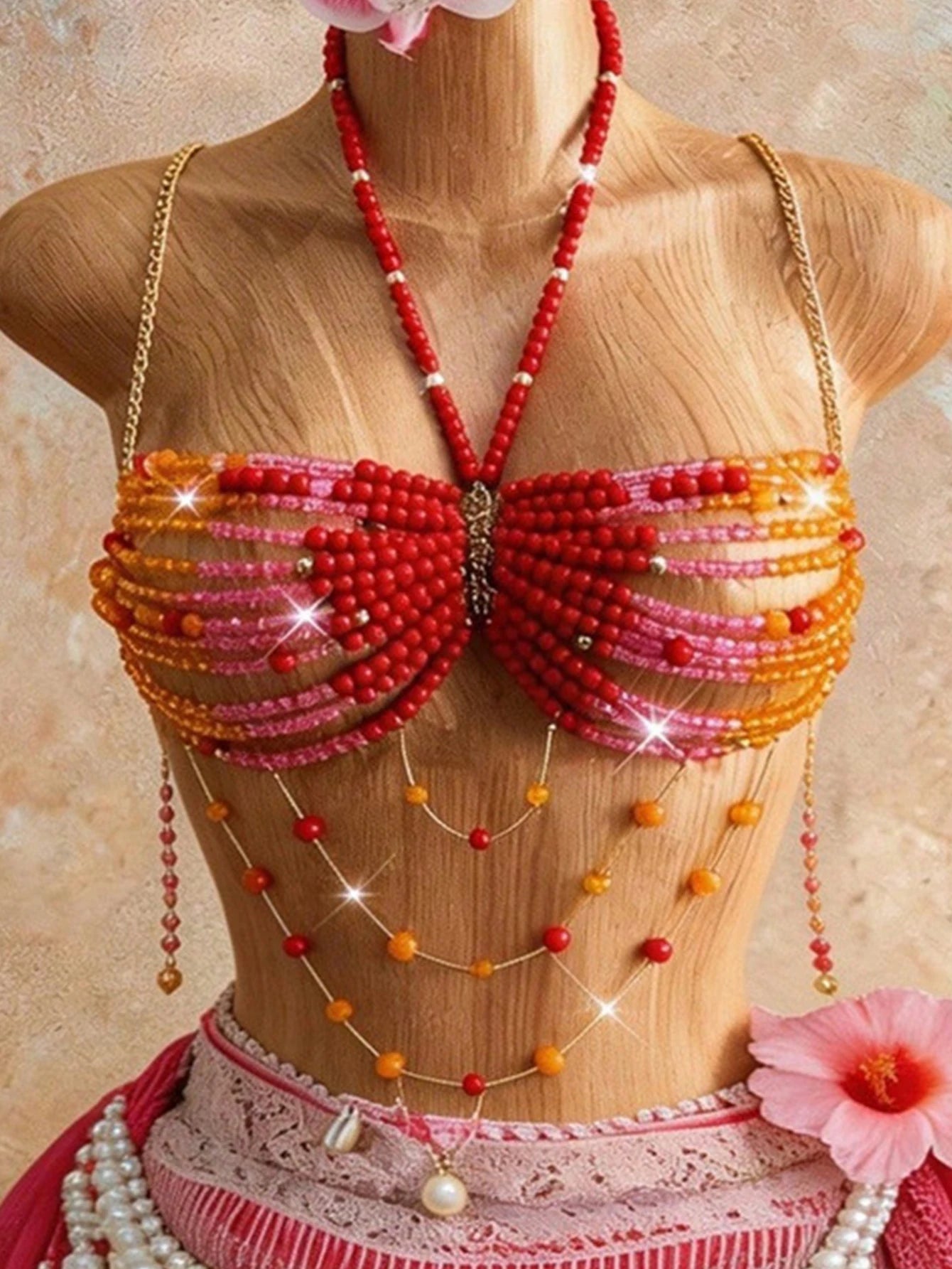 Sexy metal rhinestone corset crop top women summer beach halter tanks top woman y2k clothes cropped see through club party tops