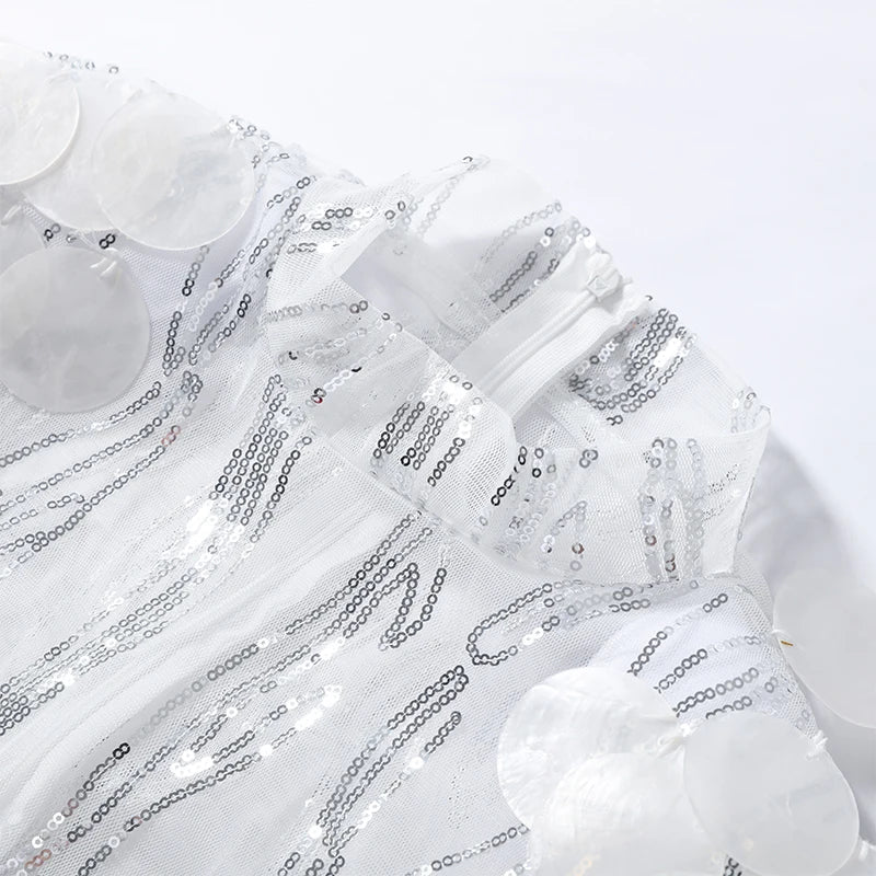 Seraphina Sequin Sheer Top & Mini Skirt Collection