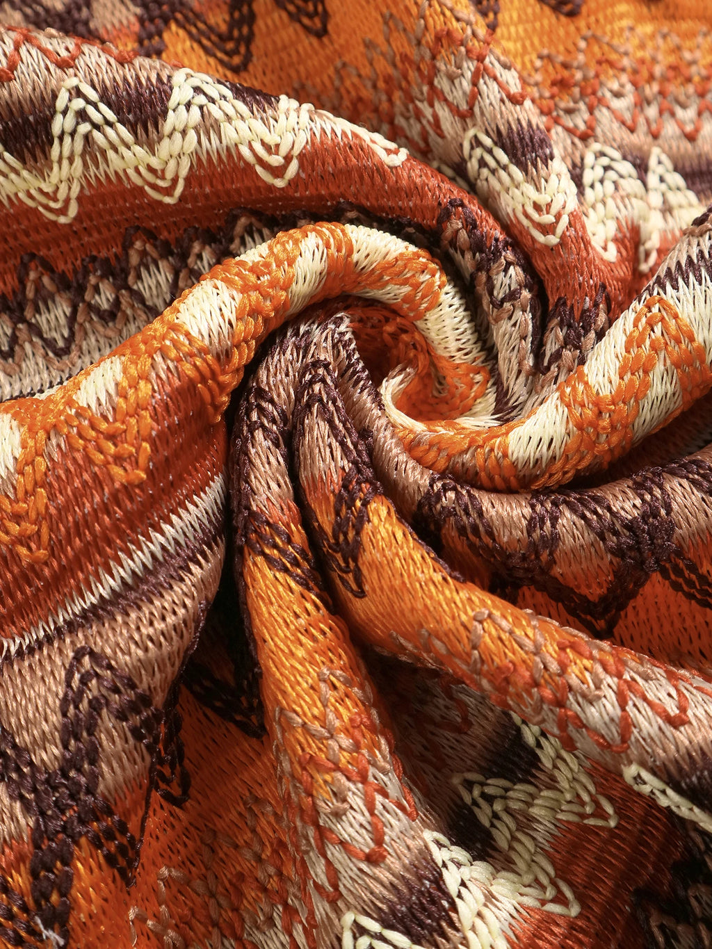 Valencia Sunset Tribal Ruched Mini Dress