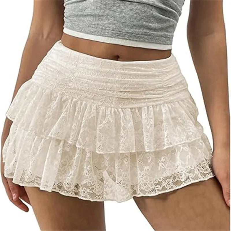 Fiora Tiered Ruffle Bloomer Mini Skirt One-piece