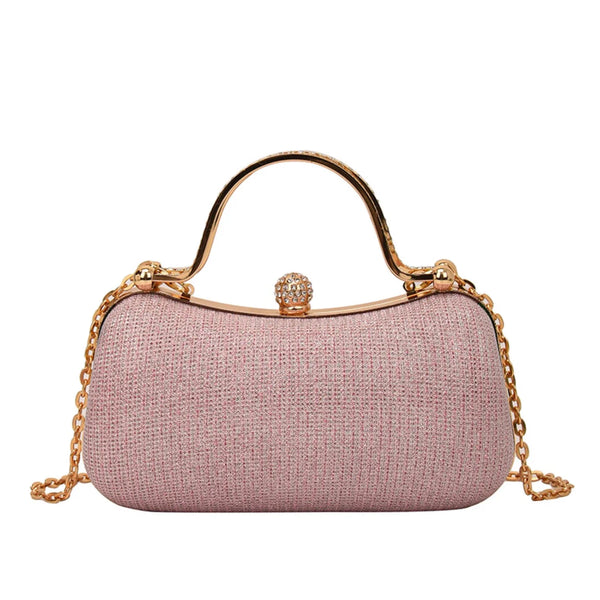 Alzbeta Sparkling Top-Handle Evening Clutch