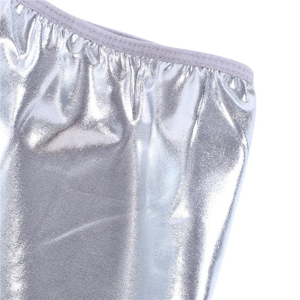 Nova Metallic PU Strapless Bodycon Mini Dress