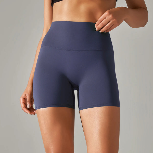Ayla Seamless High-Waist Yoga Shorts One-piece