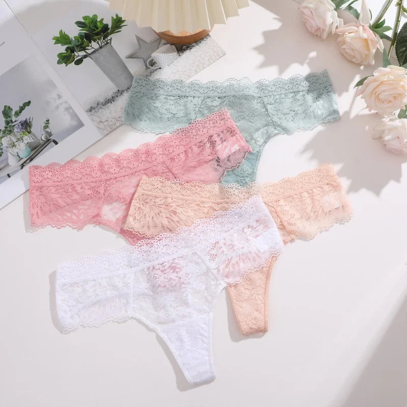 Flora Low-Rise Panty Pack Lingerie 3-piece