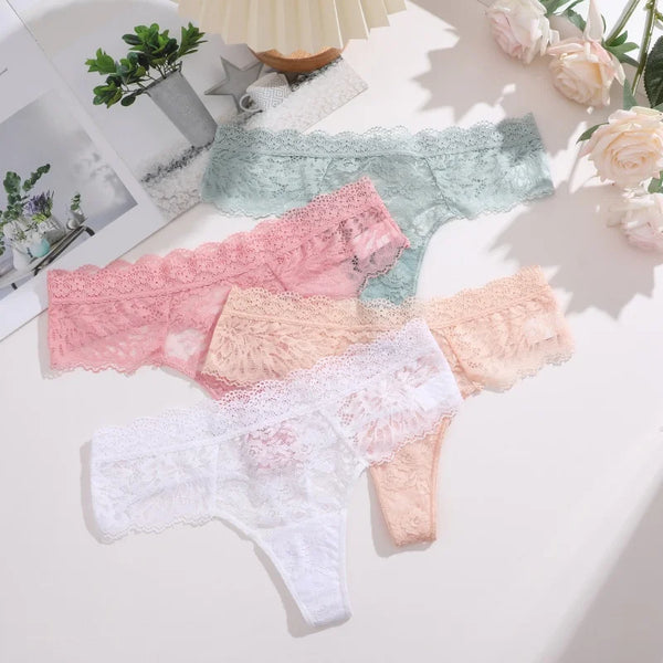 Flora Low-Rise Panty Pack Lingerie 3-piece