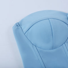 Satin Corset Shapewear Formal Evening Tank Top Prom Elegant Party Vest Sexy Sleeveless Strapless Summer Crop Tops 2023