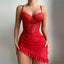 Lavinia Floral Lace Sheer Bodycon Mini Dress