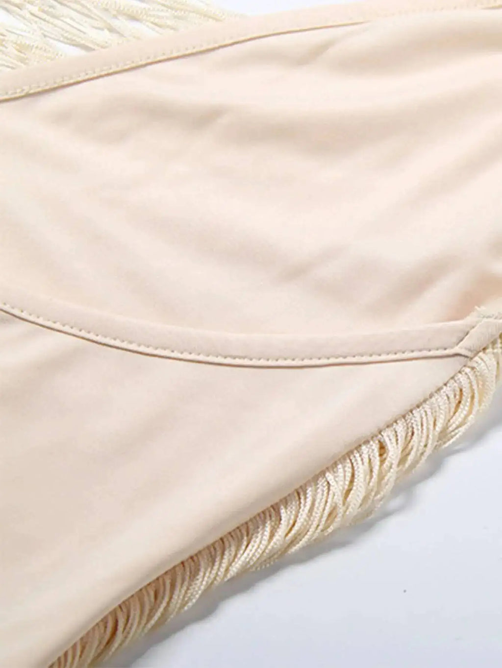 Davina Tassel Backless Bodycon Mini Dress