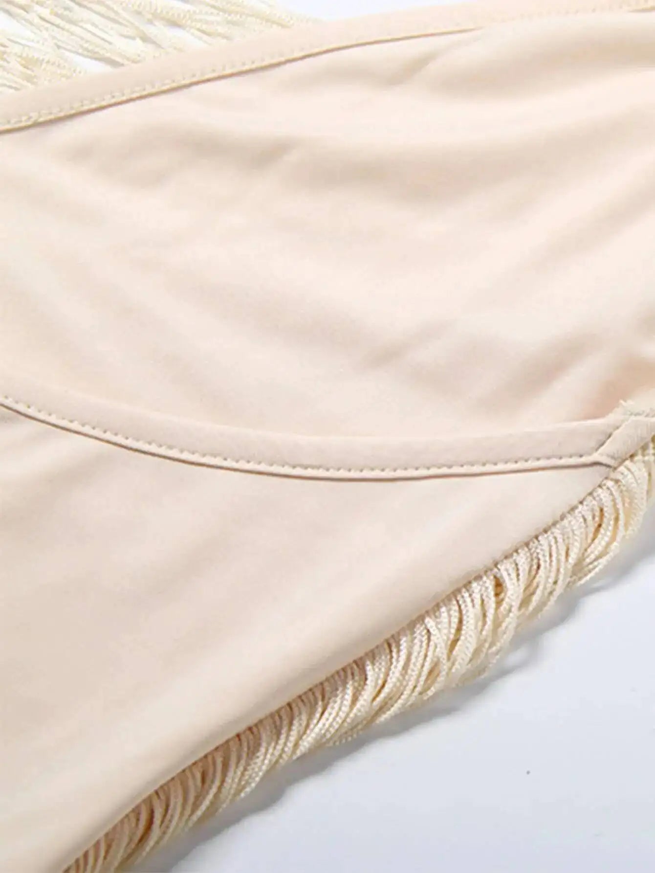 Davina Tassel Backless Bodycon Mini Dress