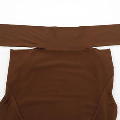 Cecelia Soft Whisper Ruched Draped Sleeveless Scarf Top One-piece