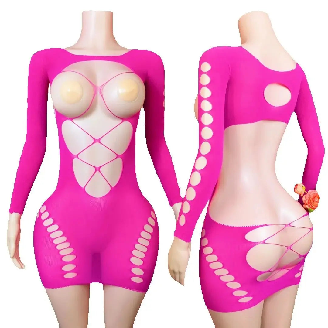 Nyx Multi-Style Fishnet Bodystocking Lingerie Set