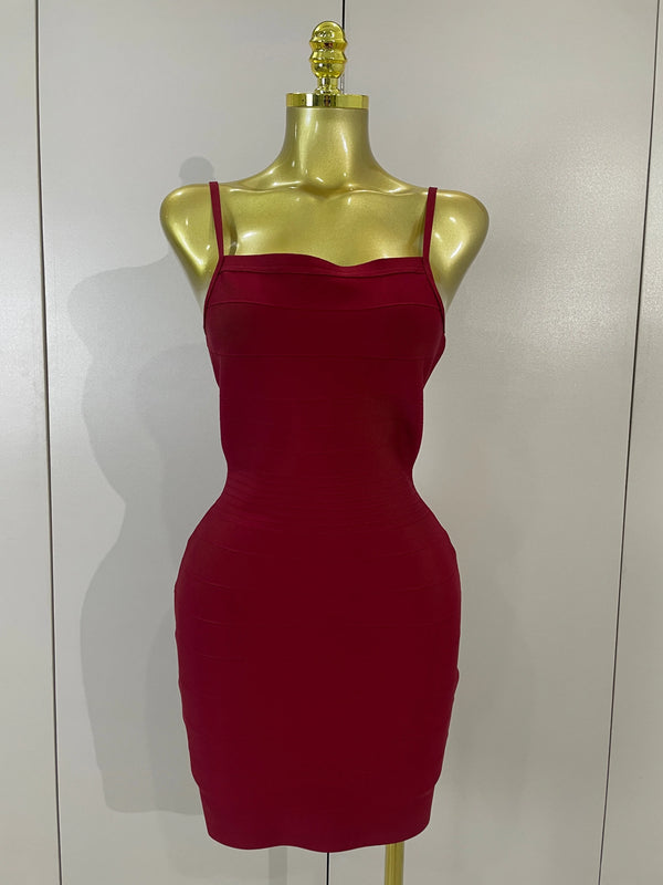 Aurelia Backless Bandage Bodycon Mini Dress