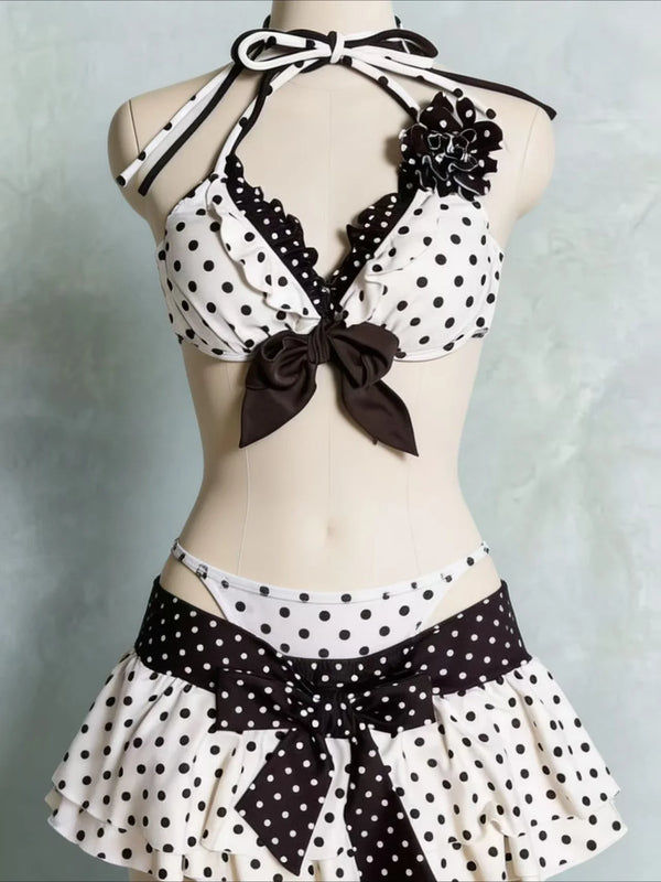 Aurelia Printed High-Waist Bikini Two-piece