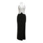 Thalia Contrast Cutout High-Slit Midi Dress
