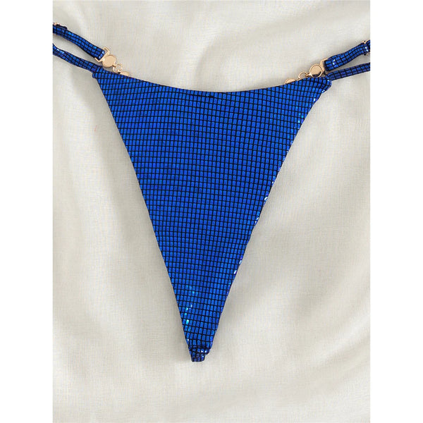 Elysia Rhinestone String Micro Bikini Two-piece