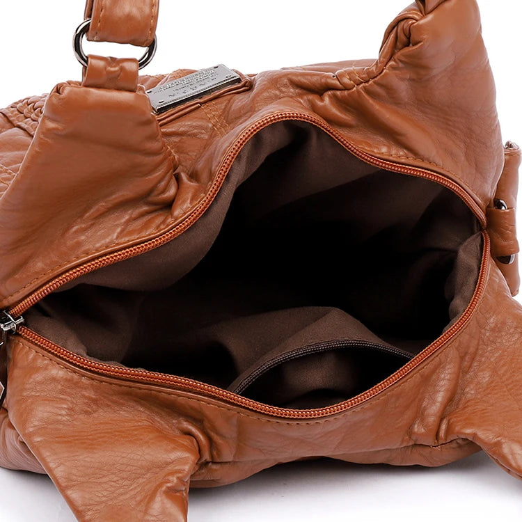 Desislava Textured Convertible Shoulder Handbag