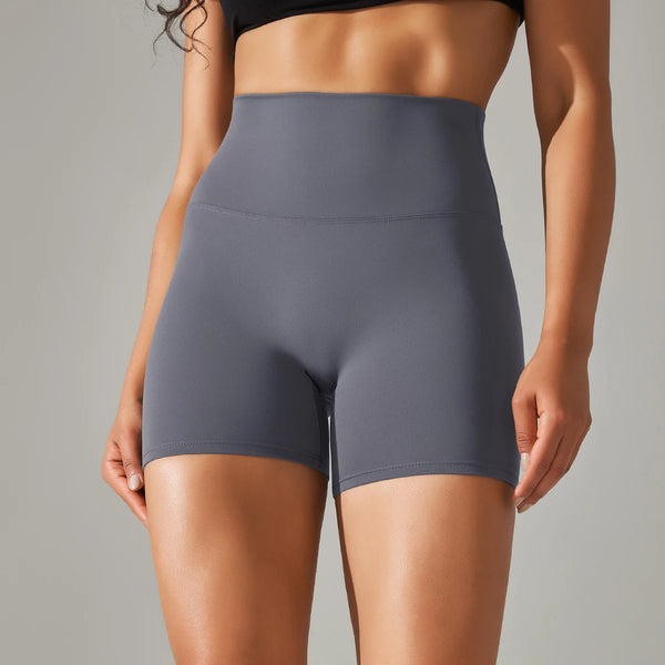 Ayla Seamless High-Waist Yoga Shorts One-piece